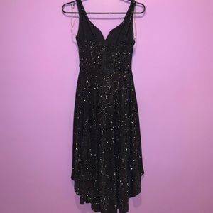 Sparkly black dress